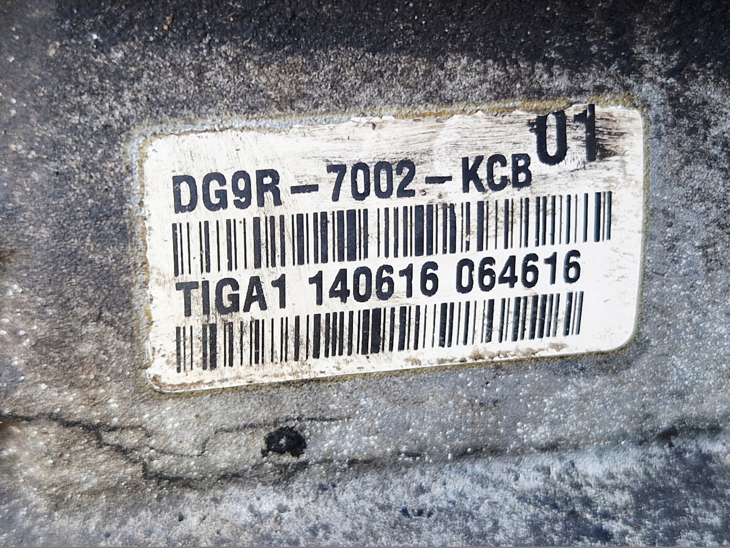 getriebe FORD MONDEO MK5 2.0 TDCI DG9R-7002-KCB