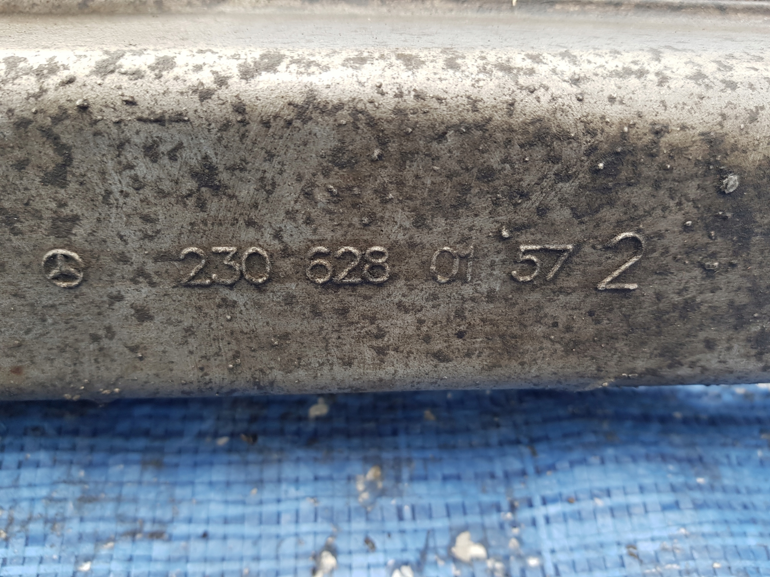 axle beam subframe axle beam front MERCEDES SL R230 W230 2306280157