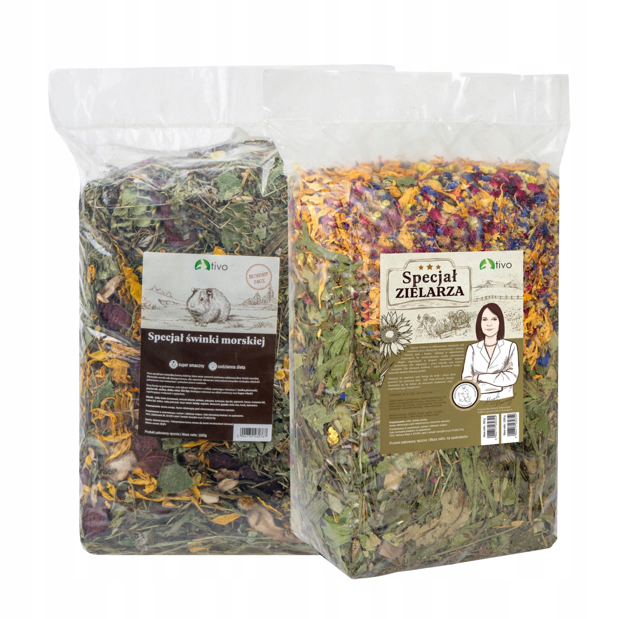 Levně Sada pro prasátko Tivo specialita prasátka 1 kg specialita bylinkáře 1 kg