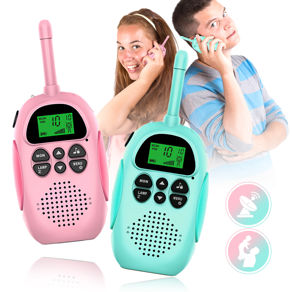 2SZT WALKIE TALKIE DLA DZIECI KRÓTKOFALÓWKA ZESTAW PL