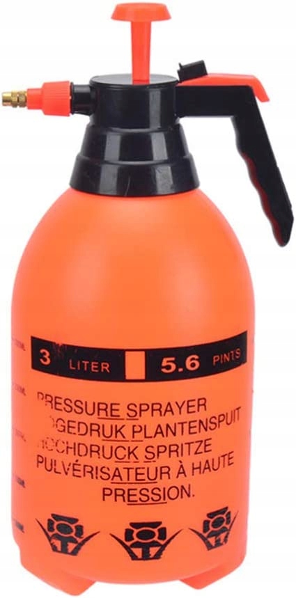 RĘCZNY OPRYSKIWACZ CIŚNIENIOWY OGRODOWY DO ROŚLIN SPRYSKIWACZ RĘCZNY 3L