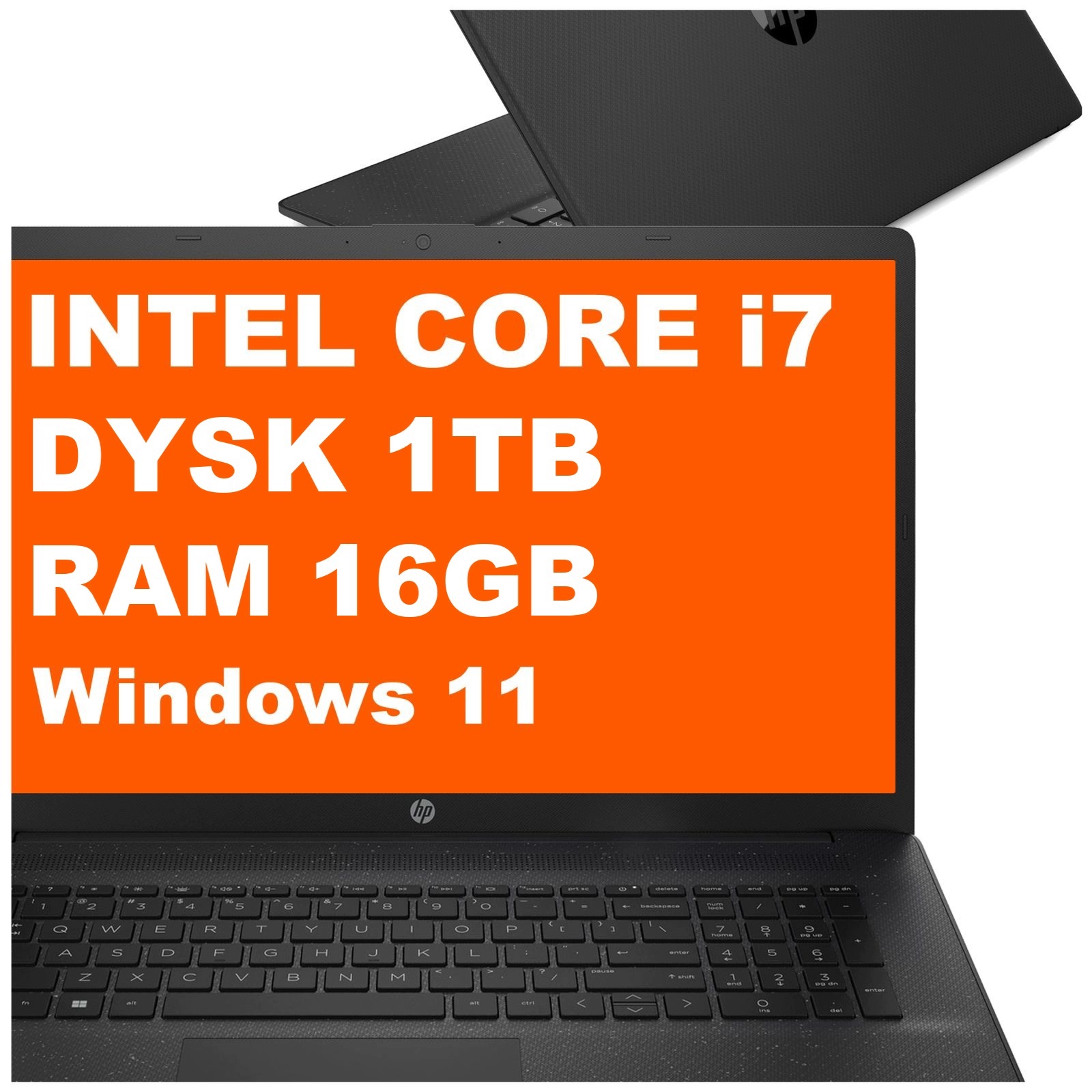 Laptop Hp 17T-CN300 Intel Core i7 16GB 1TB Intel Iris 17,3" Fhd W11 Czarny