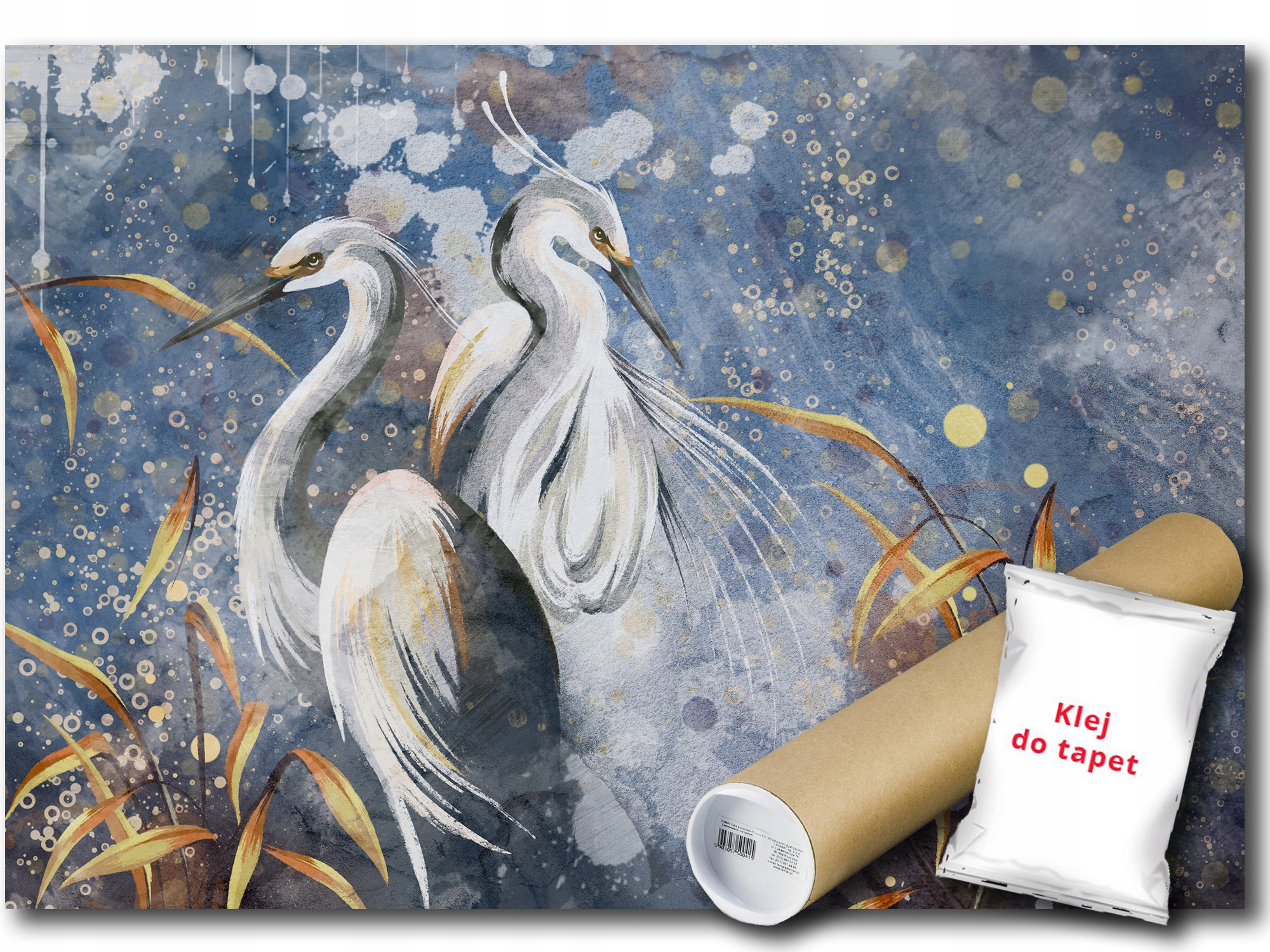 Vinylová Fototapeta Čaple Ptáci Noc Příroda Umění 254x184