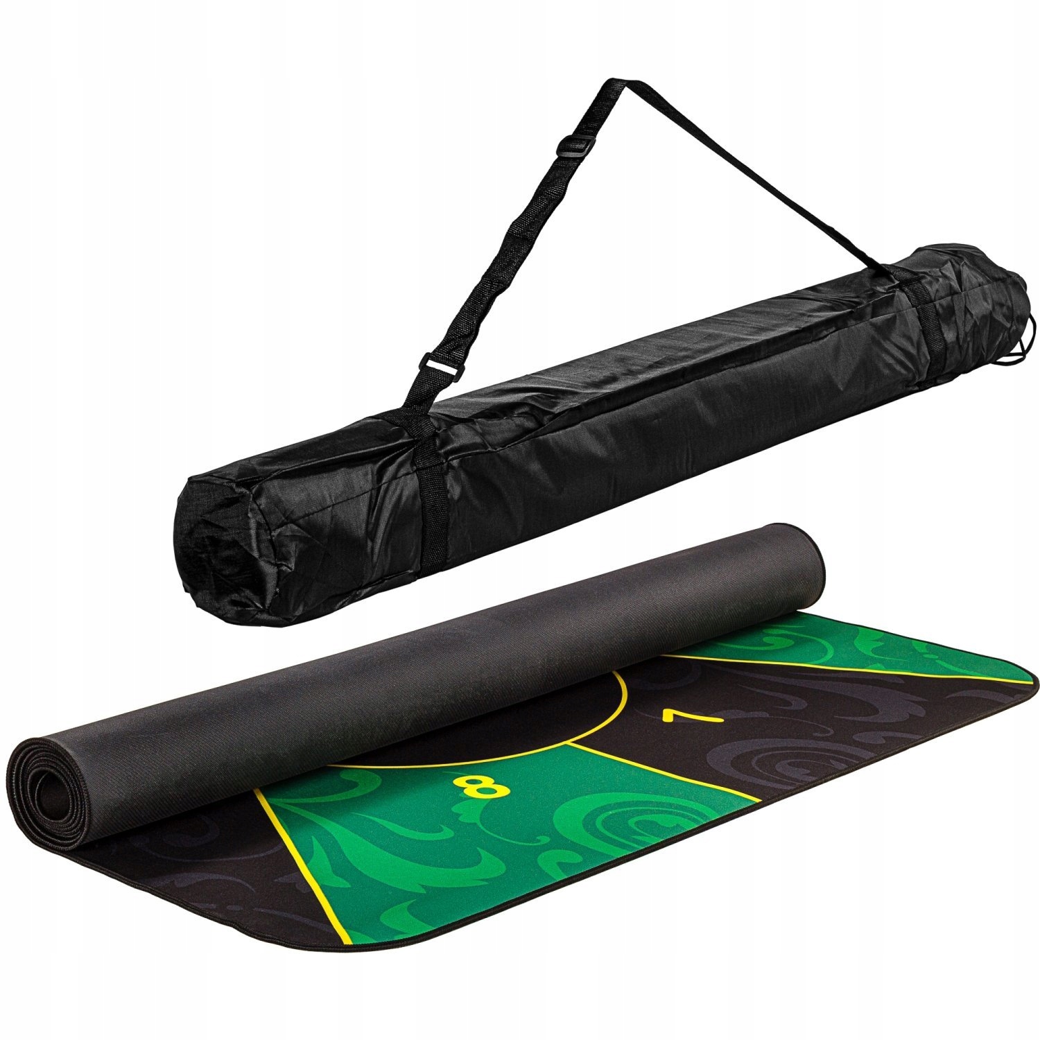 ZIELONA MATA DO POKERA 200x90CM POKŁADKA STÓŁ BLAT Maksymalna liczba graczy Więcej niż 6