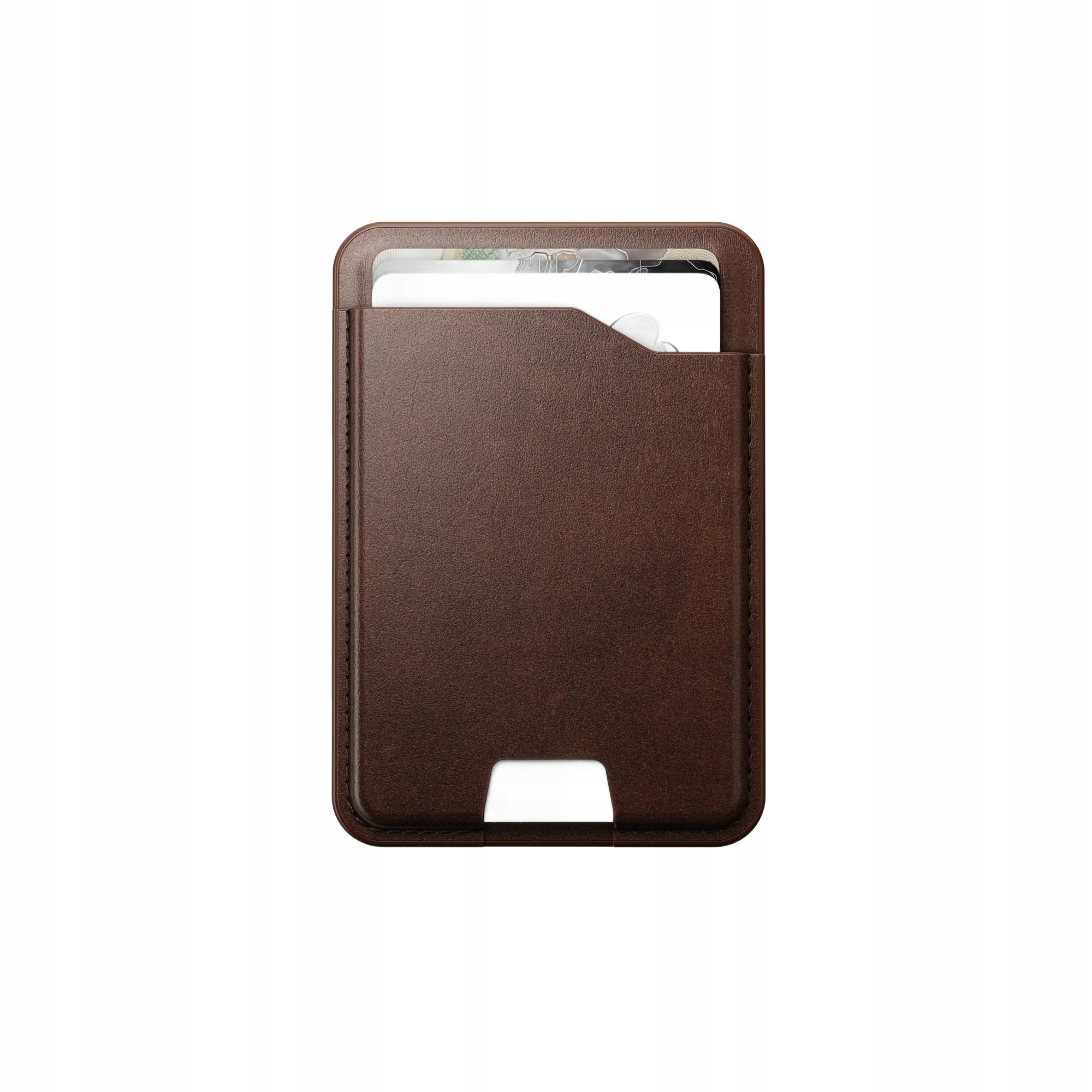 Peněženka Nomad z kůže Horween na 4 karty, magnetická MagSafe