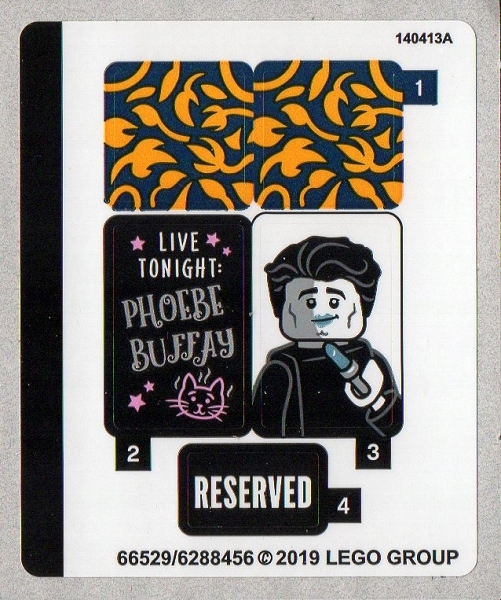 

Lego Naklejka 21319 21319stk01 F.r.i.e.n.d.s Nowy