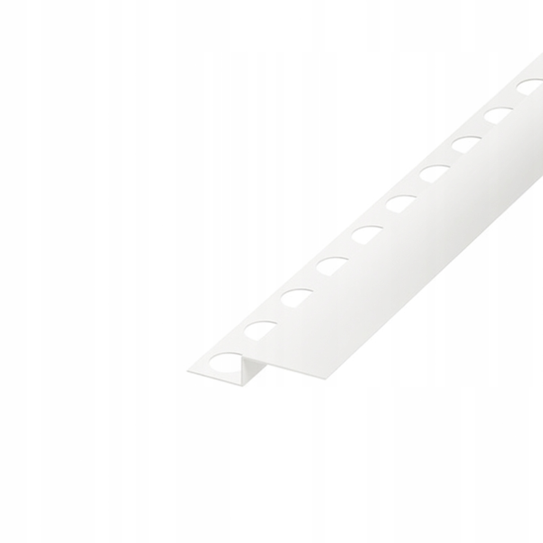 Čelní Spádová Lišta Pro Lineární Odtok 130 Bílá Matná