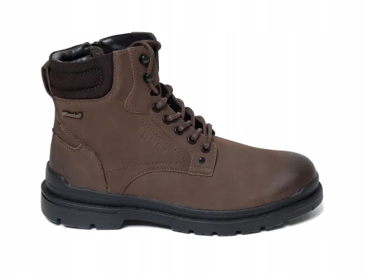 Boty Trapery pánské Big Star hnědé zateplené OO174172 nad kotník 41