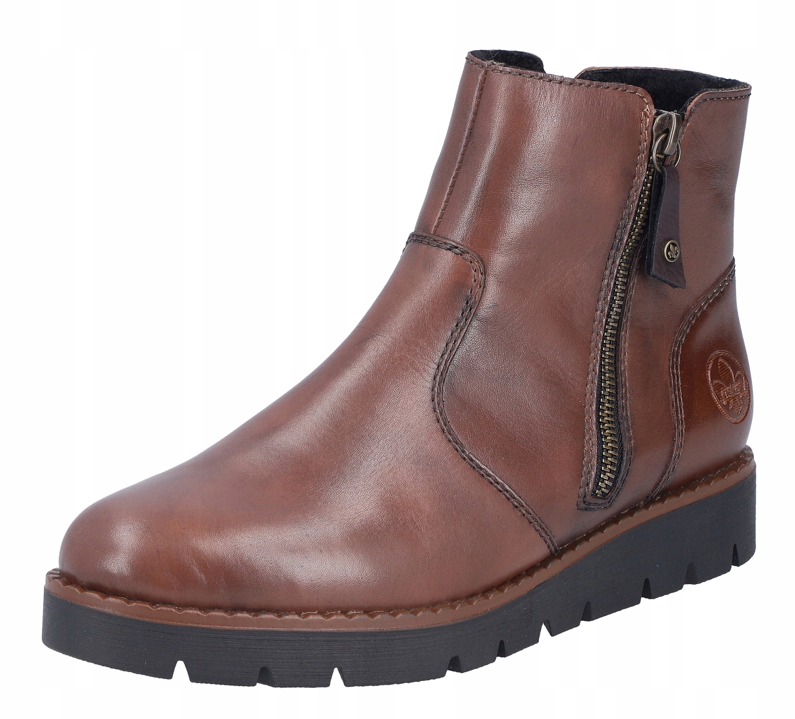 Rieker 44950-24 vel.38 hnědé boty kotníkové boty Soft