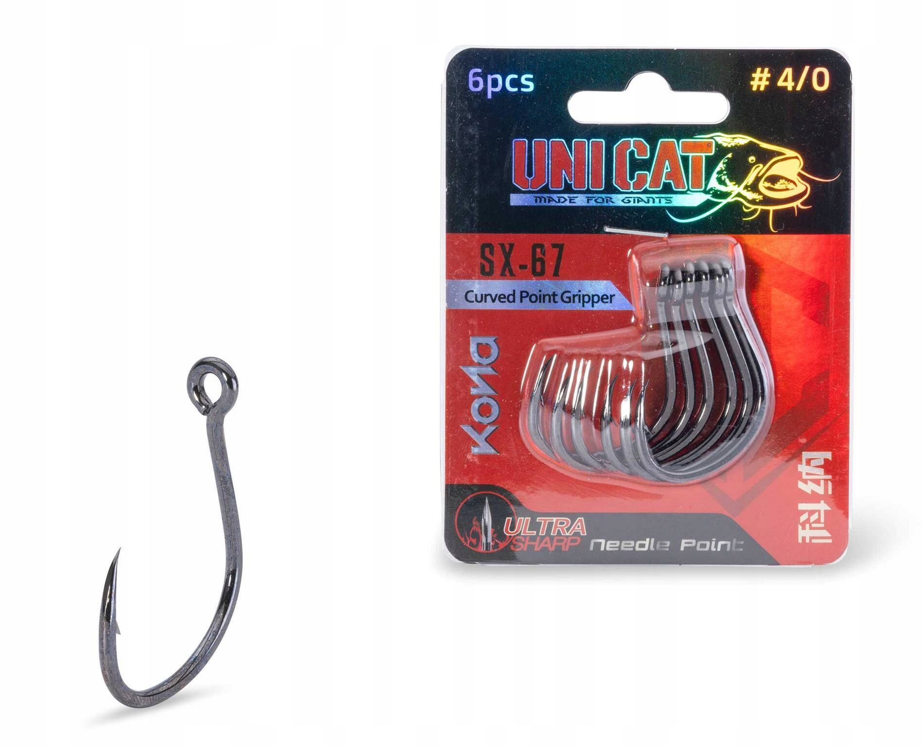 Haki Uni Cat Kona SX-67 Gripper 5/0-6szt