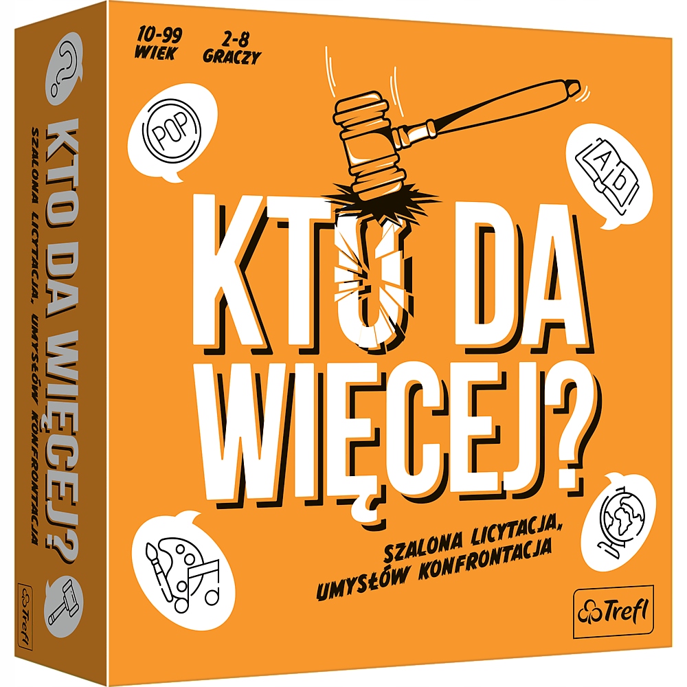 Gra planszowa Trefl Kto da więcej?