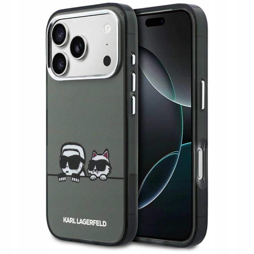 Etui Karl Lagerfeld IML Karl & Choupette Peekaboo Logo MagSafe do iPhon