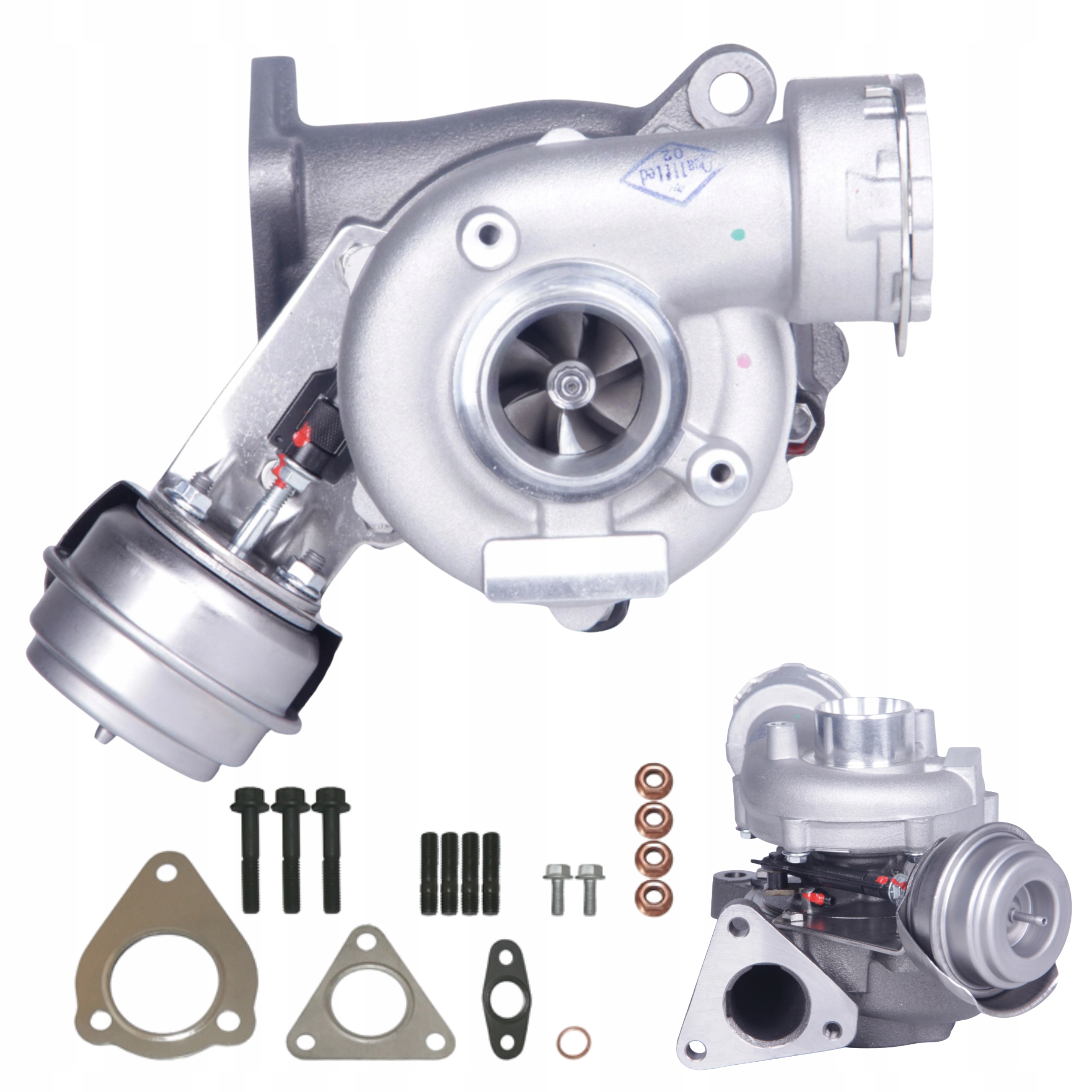 Továrně nové turbodmychadlo Audi Škoda Vw 1.9 2.0 Tdi 130 140 Km Tdi 717858