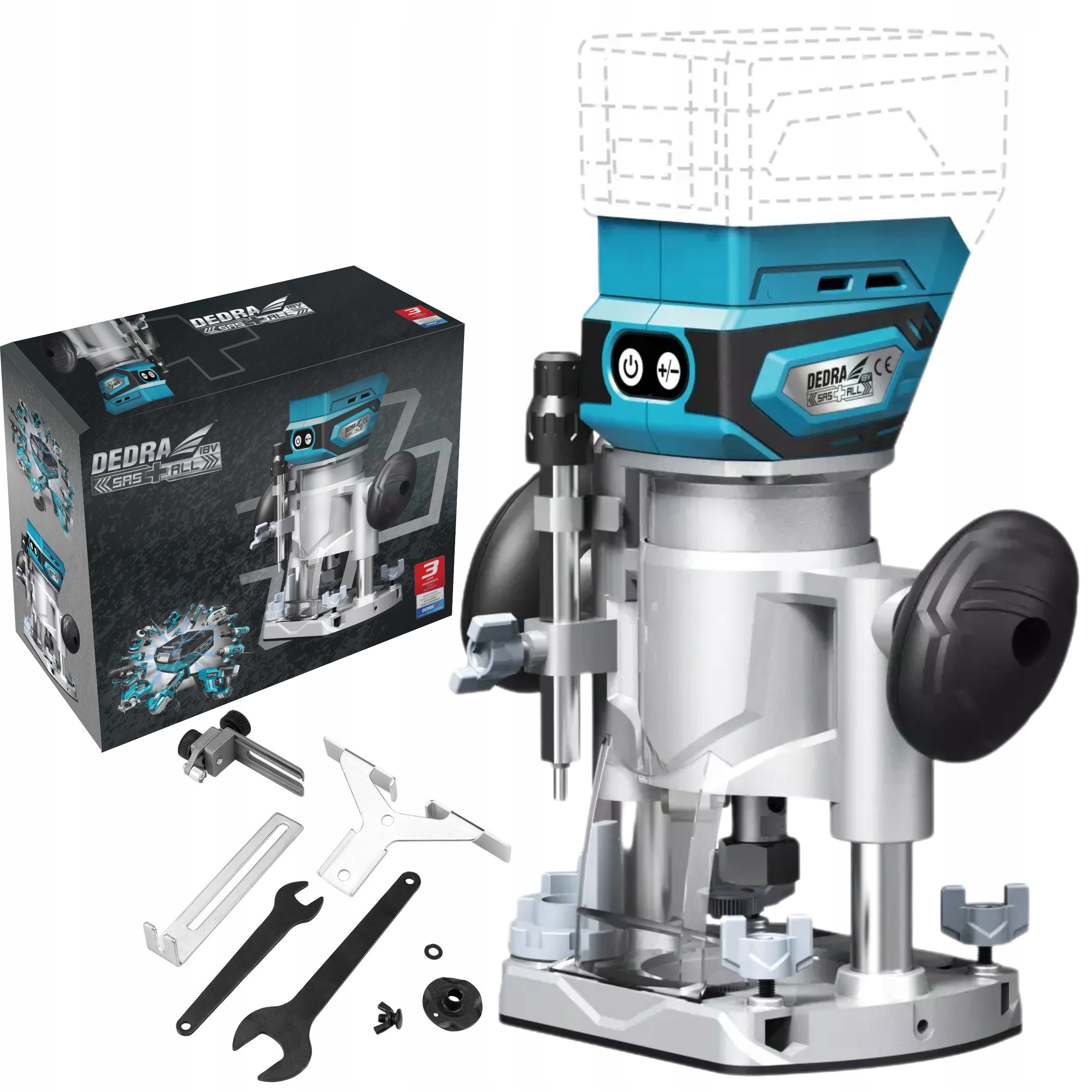 DEDRA FREZARKA GÓRNOWRZECIONOWA BEZSZCZOTKOWA 18V 28000RPM UCHWYT 6-8mm EAN (GTIN) 5902628716309