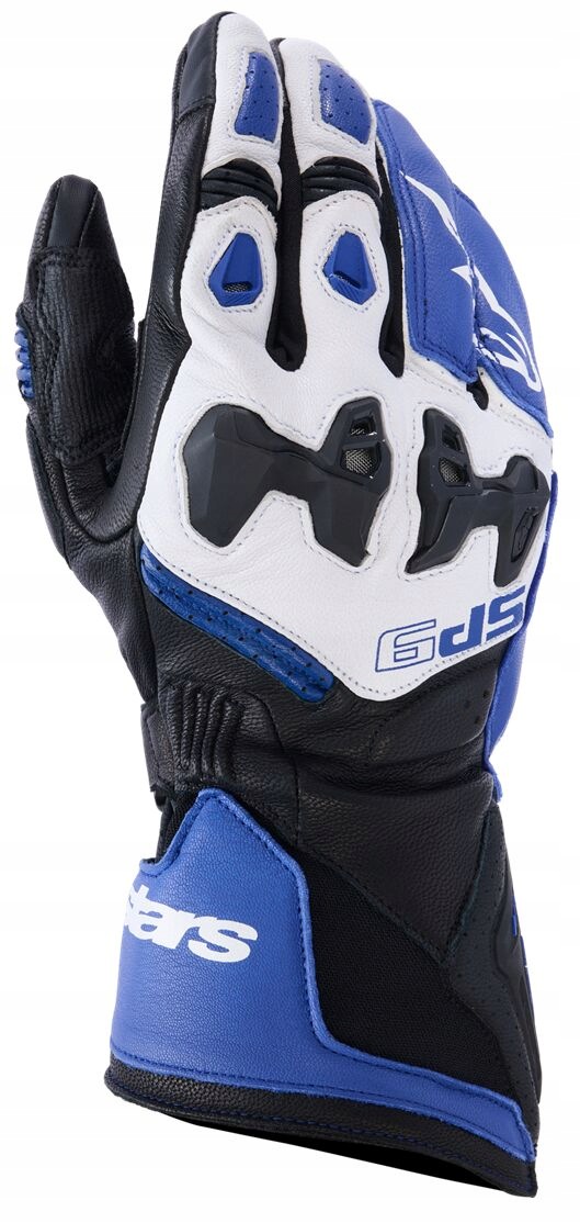 Kožené Motocyklové Rukavice Alpinestars SP-9 B/n/w (2XL) 3500526-7329-2XL