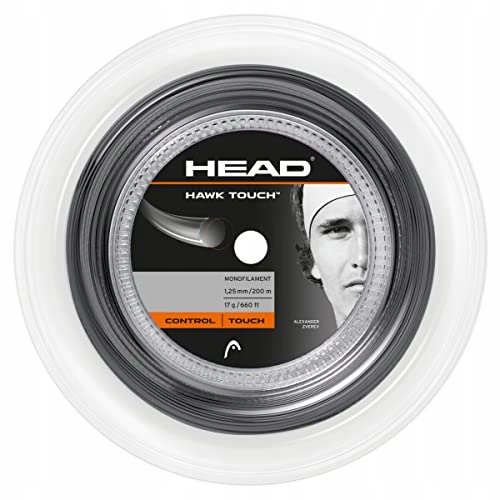 Naciąg tenisowy Head Hawk Touch 1,20 mm 200 m czarny