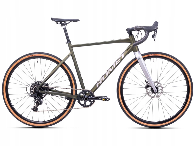 Rower gravel Romet Boreas 2 U20 28 cali Zielono-grafitowy