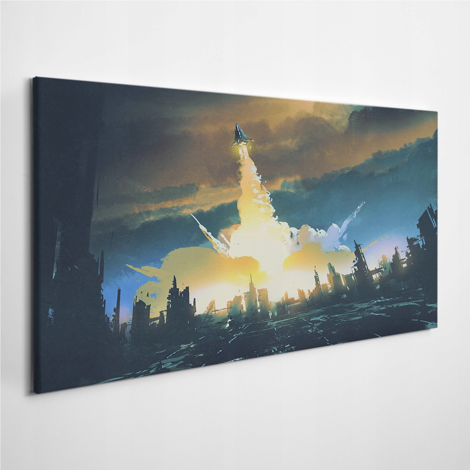 

Foto-obraz na płótnie Rakieta Kosmos Ziemia 120x60