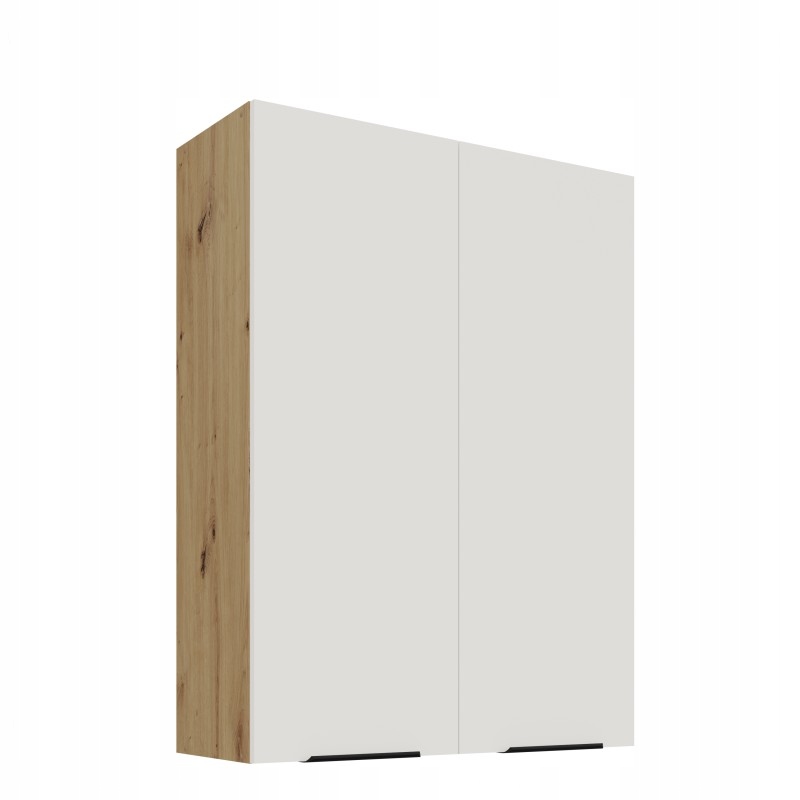 Závěsná kuchyňská skříňka 80x107,5 Modulo bílá Afm dub artisan 2 dveře