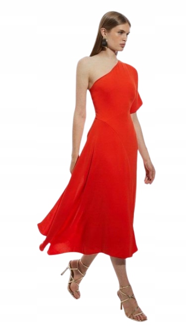 Karen Millen Oranžová Šaty Prosta 38 B1F