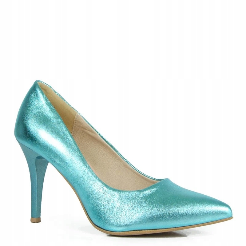 LaRoni 2169 Lodičky Špendlíky Kůže Modré 39