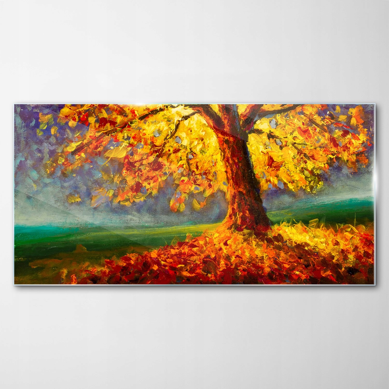 

Obraz Szklany Dekor Krajobraz Jesień Drzewa 140x70