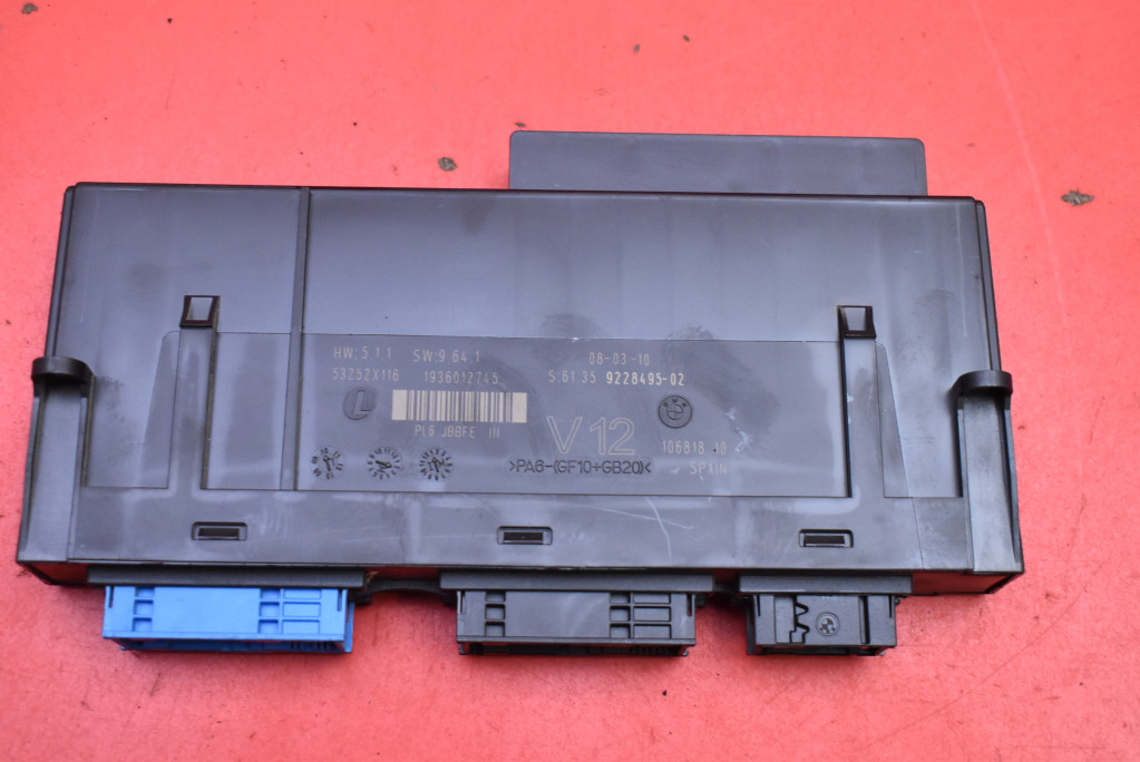 Unité commande confort 9228495 BMW F07 3.0 D 245 KM 09-13