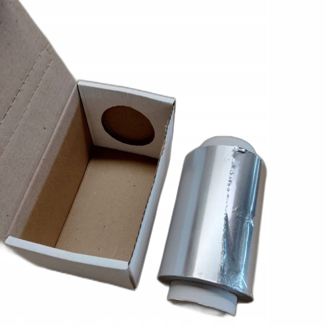 Folia fryzjerska aluminiowa 14 gruba z podajnikiem 250m Stan opakowania oryginalne