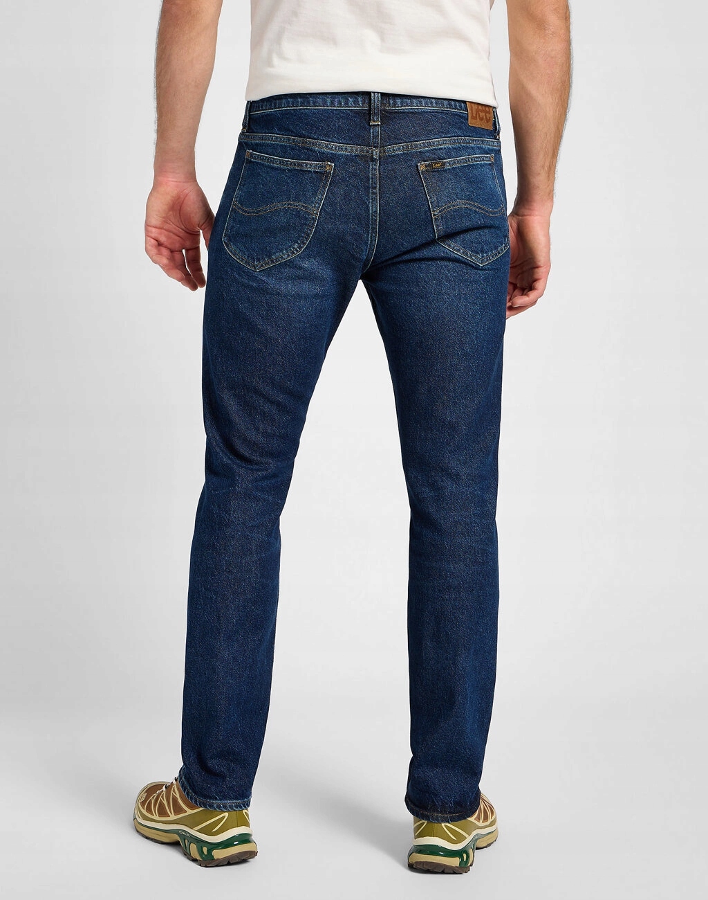 Pánské zúžené džínové kalhoty Lee Rider Midnight Blue 112355792 31/34