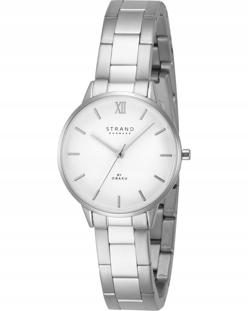Nové Originální dámské hodinky Strand by Obaku S747LXCISC-DNO stříbrné