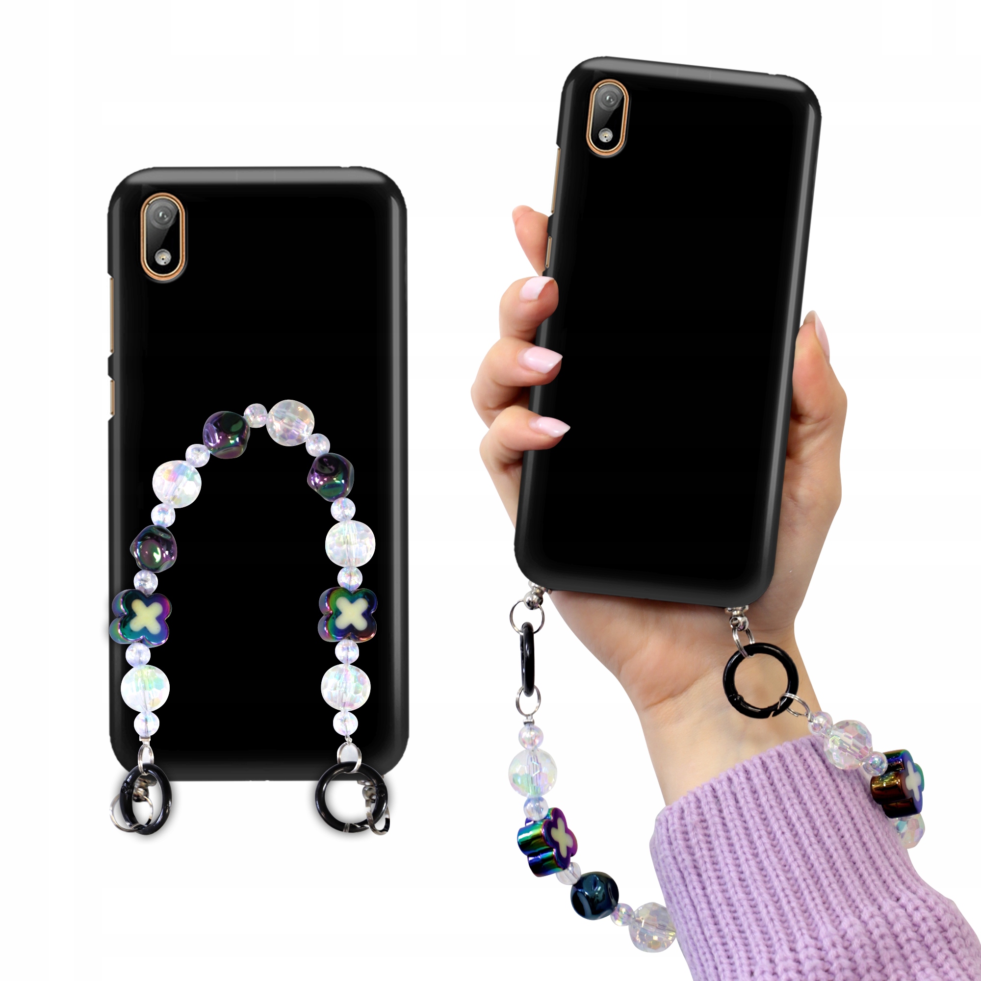 Matné Čierne Puzdro Pre Huawei Y5 2019 Koral Holo