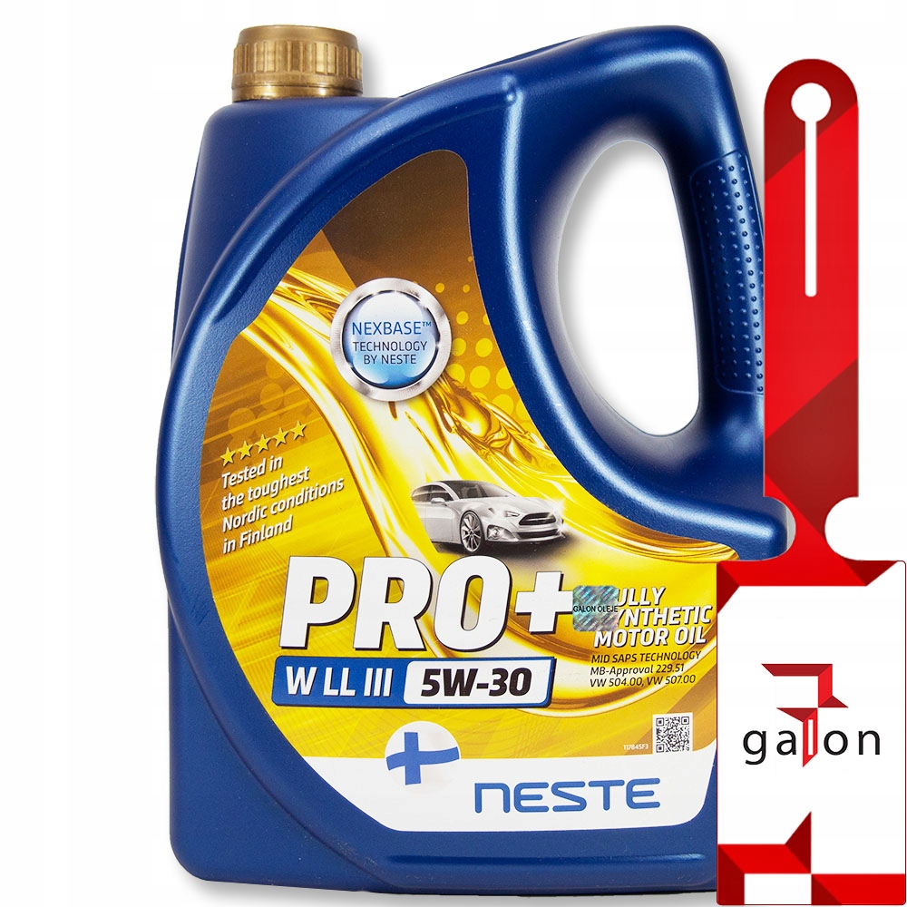

Neste Pro+ W LL III 5W30 4L city pro longlife III