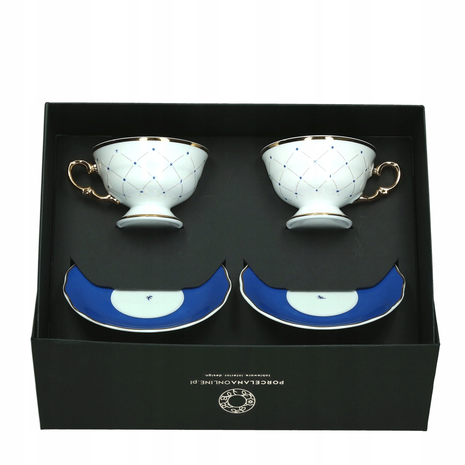 Sada šálok na čaj Alaska Circus Blue Ćmielów