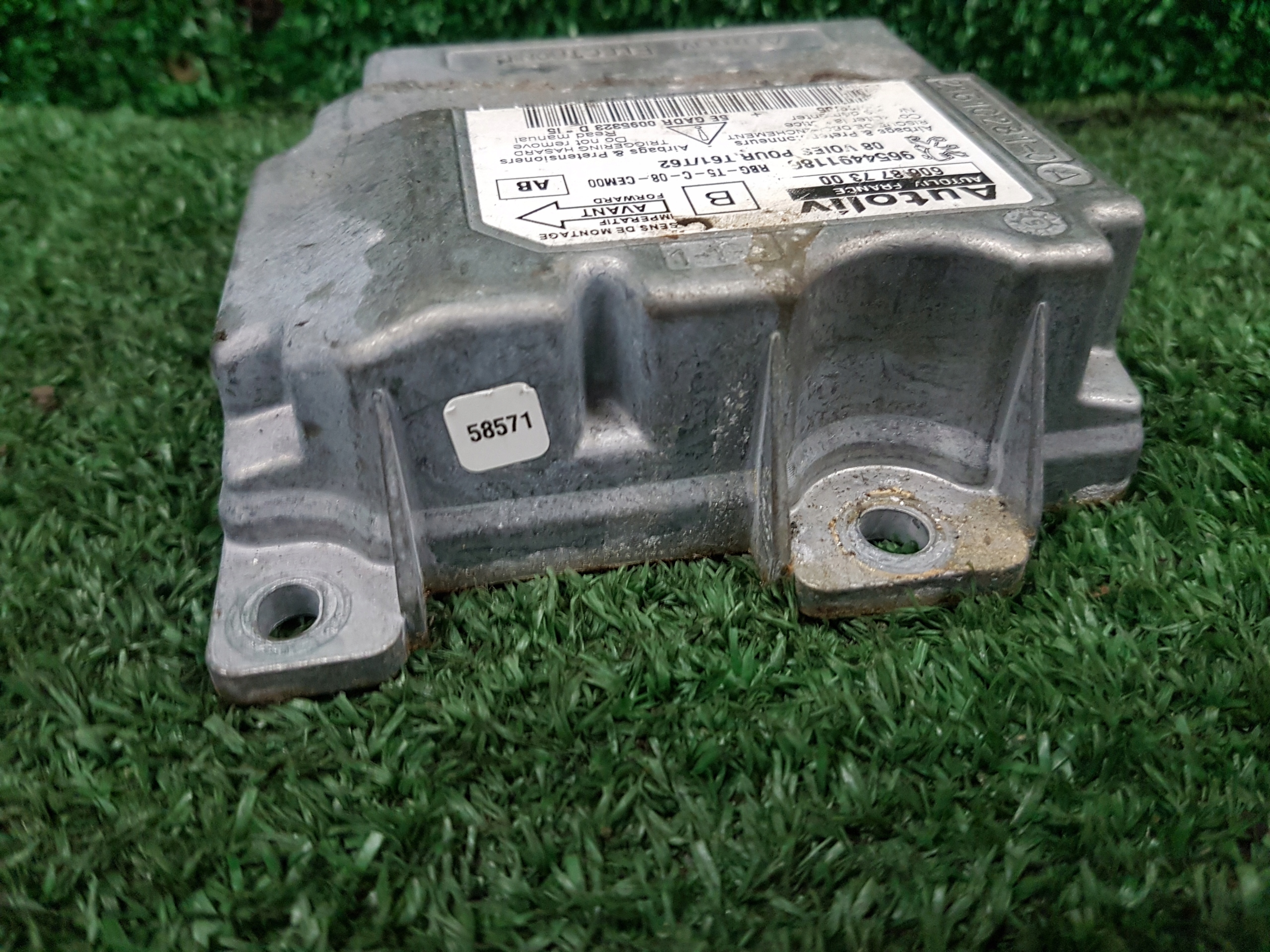 Module Airbag PEUGEOT 307 9654491180