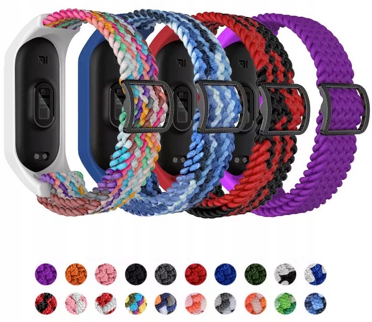 OPASKA DO XIAOMI MI BAND 5 6 7 PASEK ELASTYCZNA Pochodzenie zamiennik