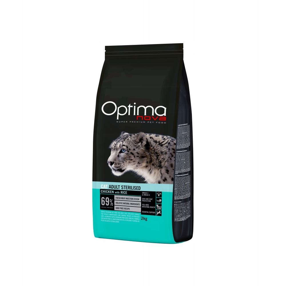 Optimanova Karma Dla Kotów Sterylizowanych Kurczak z Ryżem 2 kg