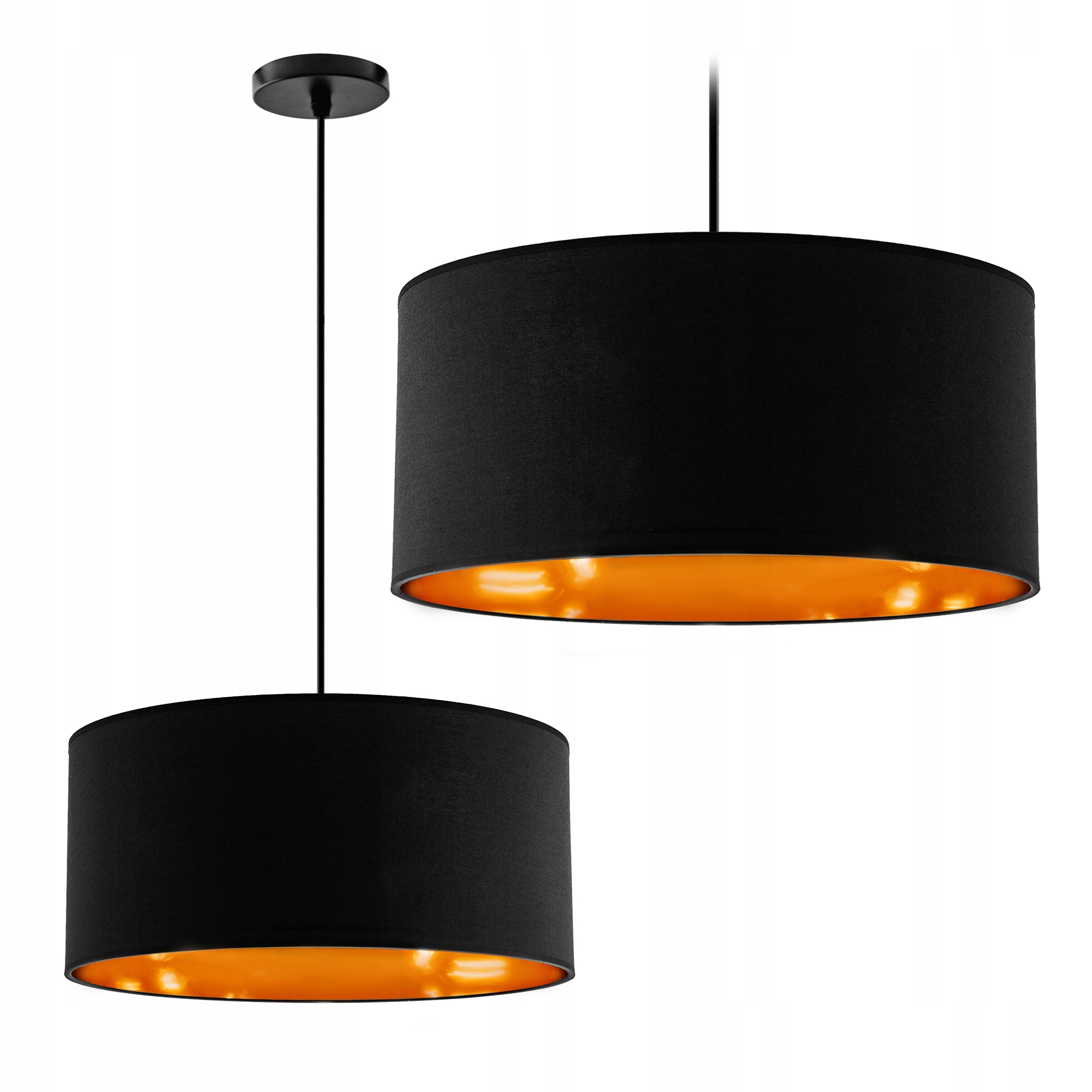 

Lampa Wisząca Żyrandol Nowoczesny Black Gold 40CM