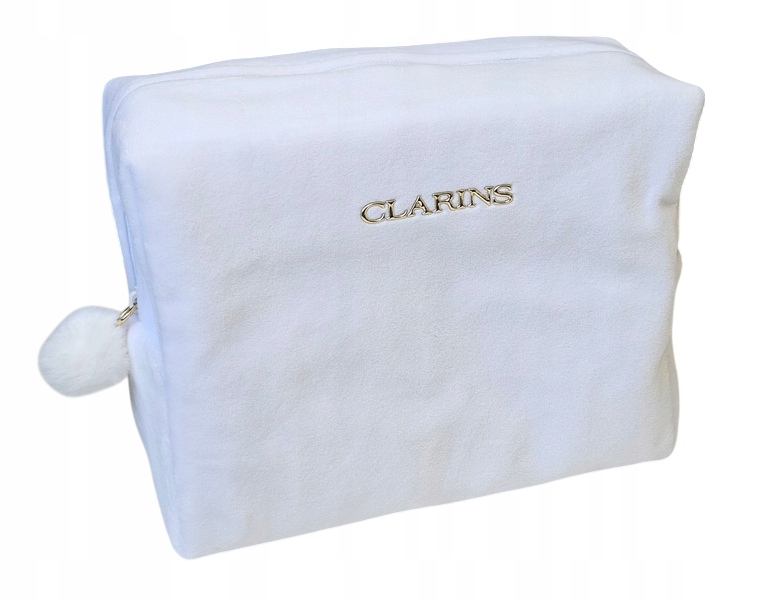 Clarins urocza pluszowa kosmetyczka