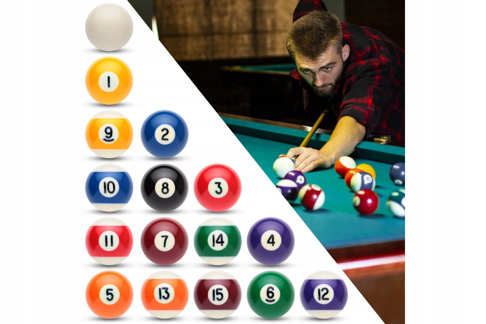 BILE BILARDOWE DO GRY SFERITA /INSPORTLINE