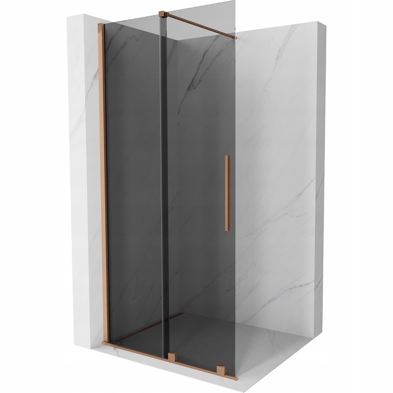 Mexen Velar Walk-in sprchová stěna 80x200 cm, grafit