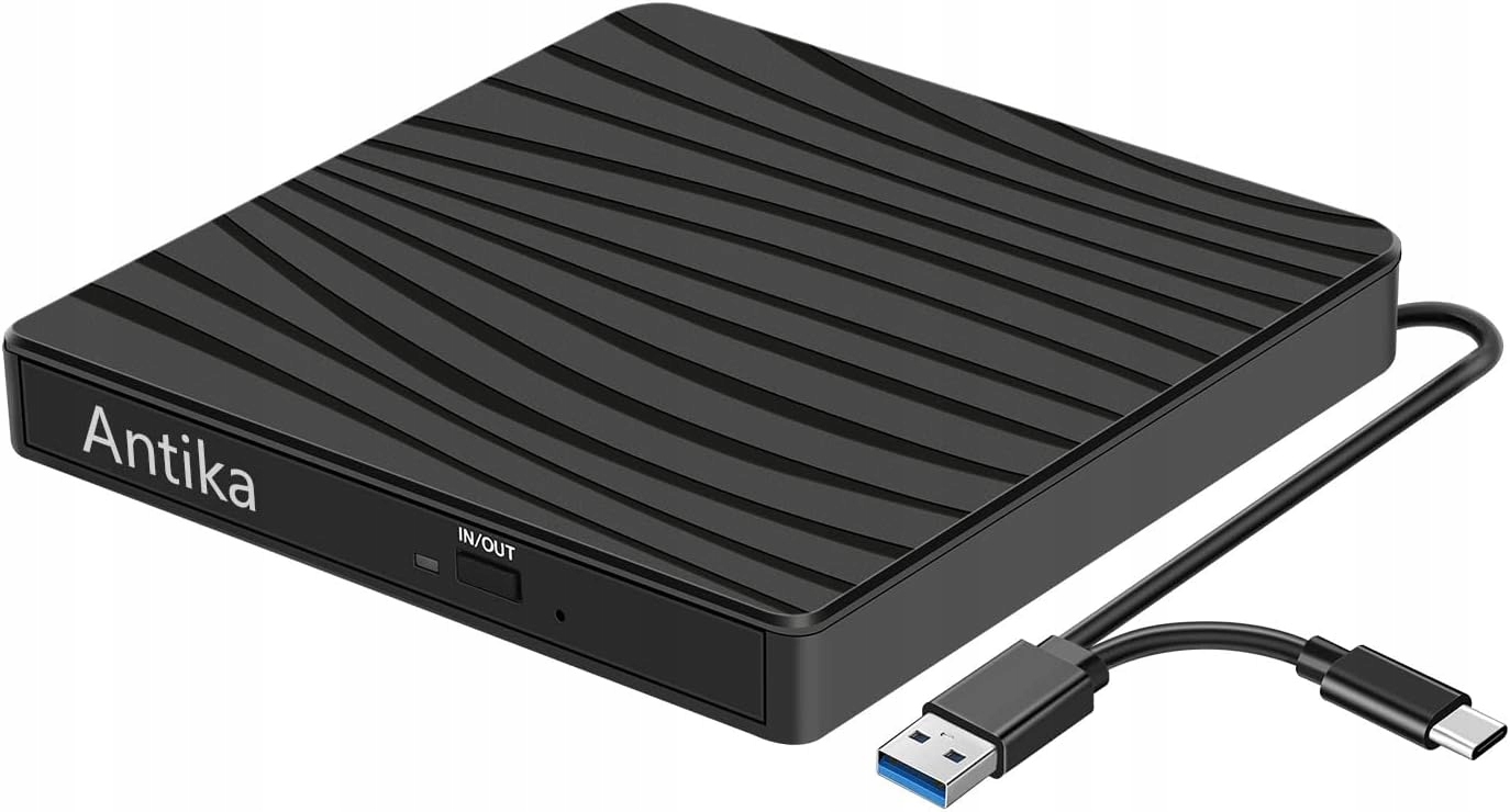 CD Mechanika Externí DVD Vypalovačka Čtečka Antika Plug&play Usb 5GBPS 3V1