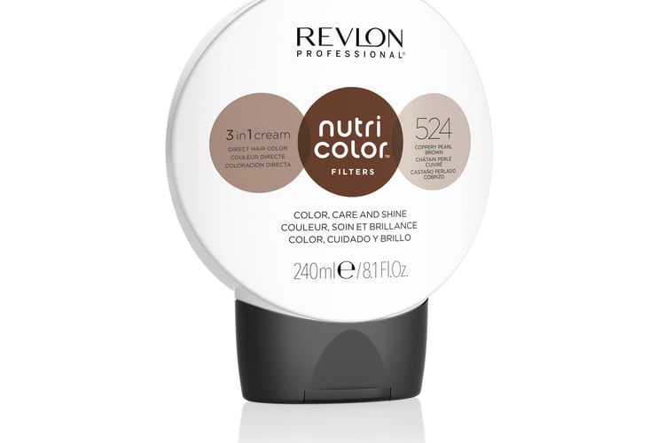 Revlon Nutri Color Filters Toning 240 ML 524 Tónovací Péče Pro Hnědé Vlasy S Perleťovým Odleskem