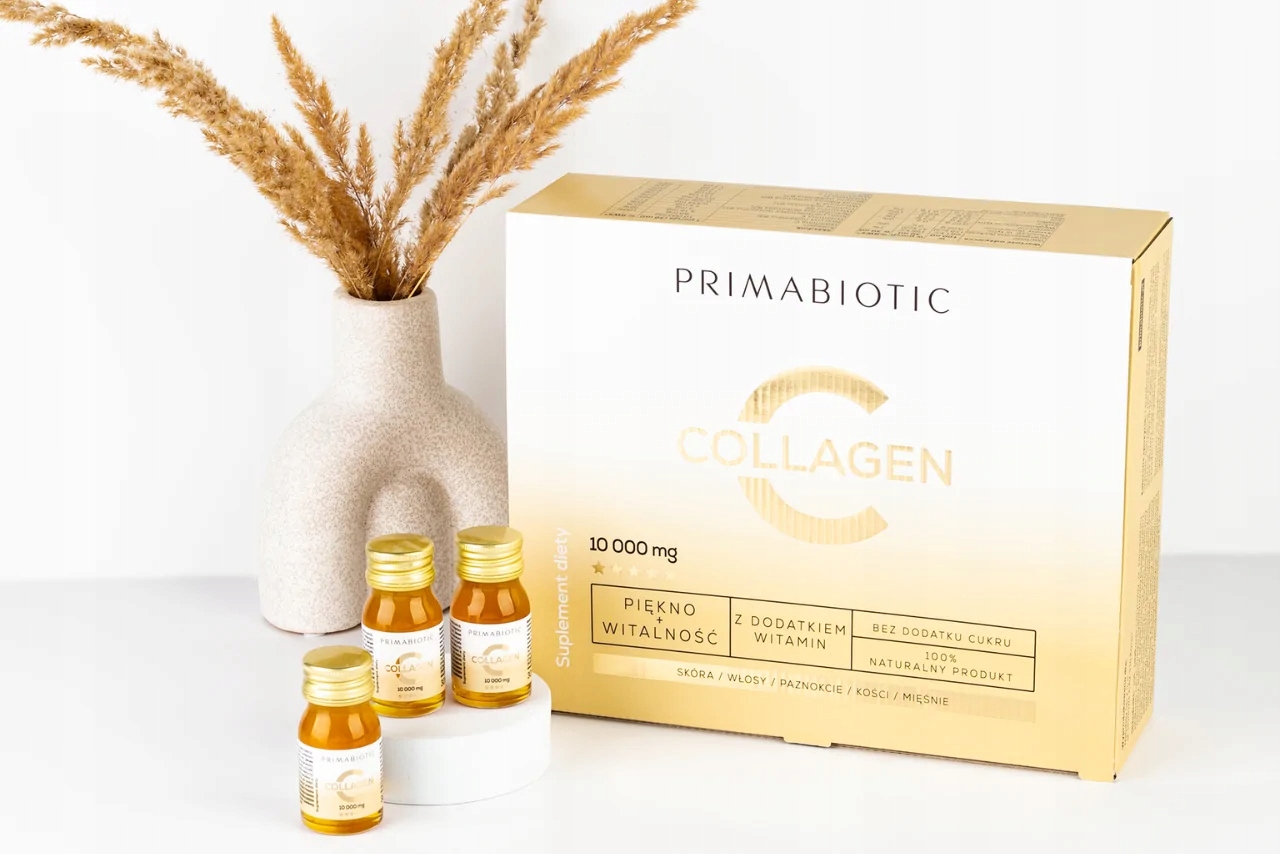 PRIMABIOTIC COLLAGEN 10 000mg KOLAGEN SHOT 30x30ml Marka Prima Zdrowie