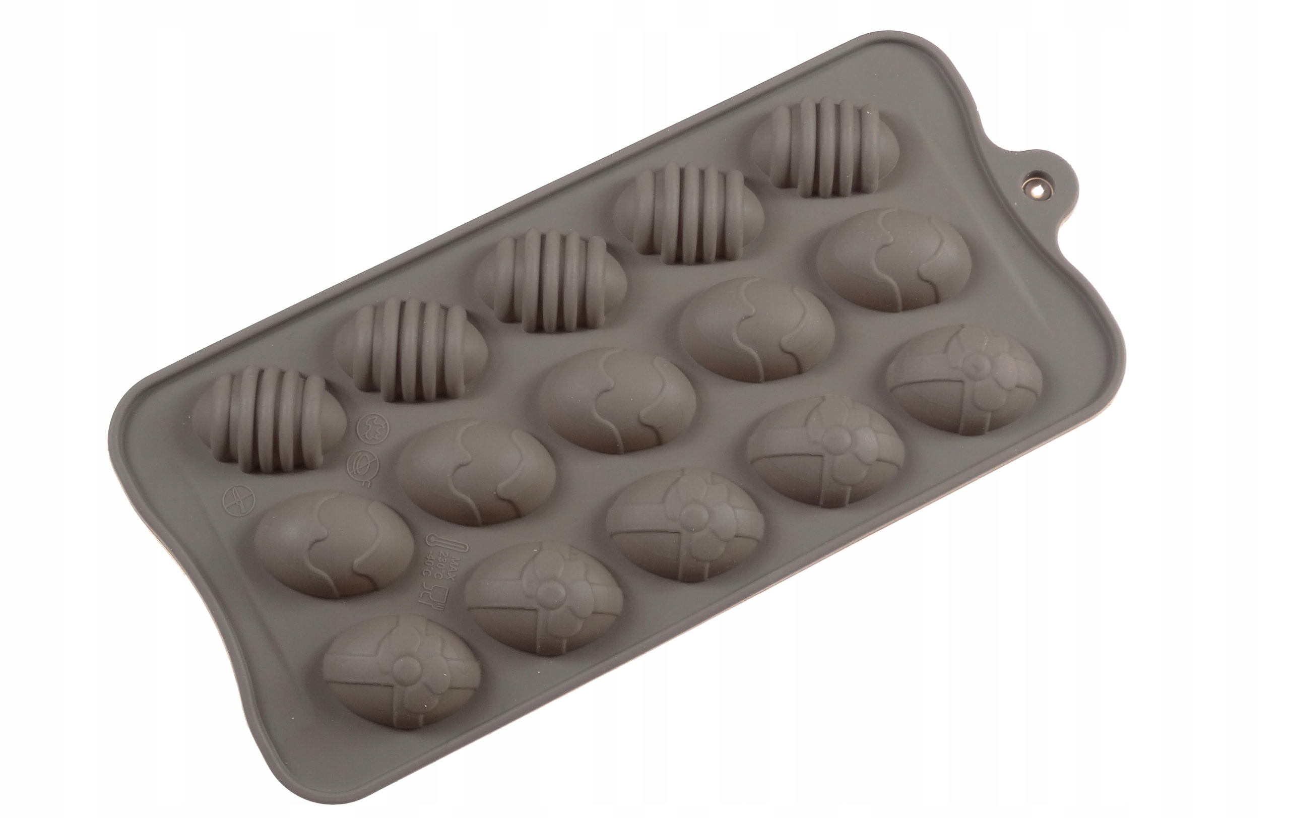 FORMA SILIKONOWA DO PRALIN CZEKOLADEK JAJKA 8655