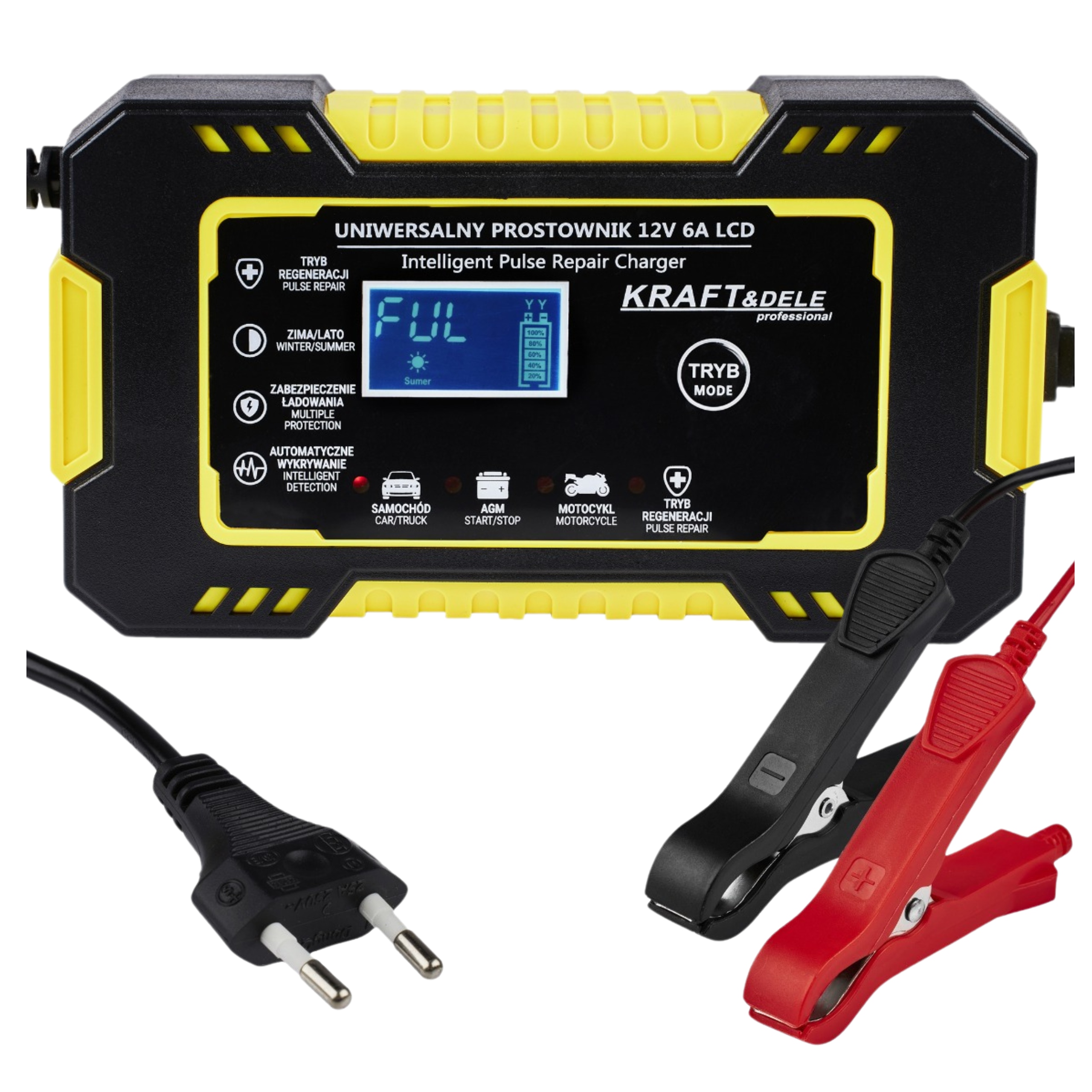 Automatický Usměrňovač Autobaterií, Funkce Opravy 12V 24V