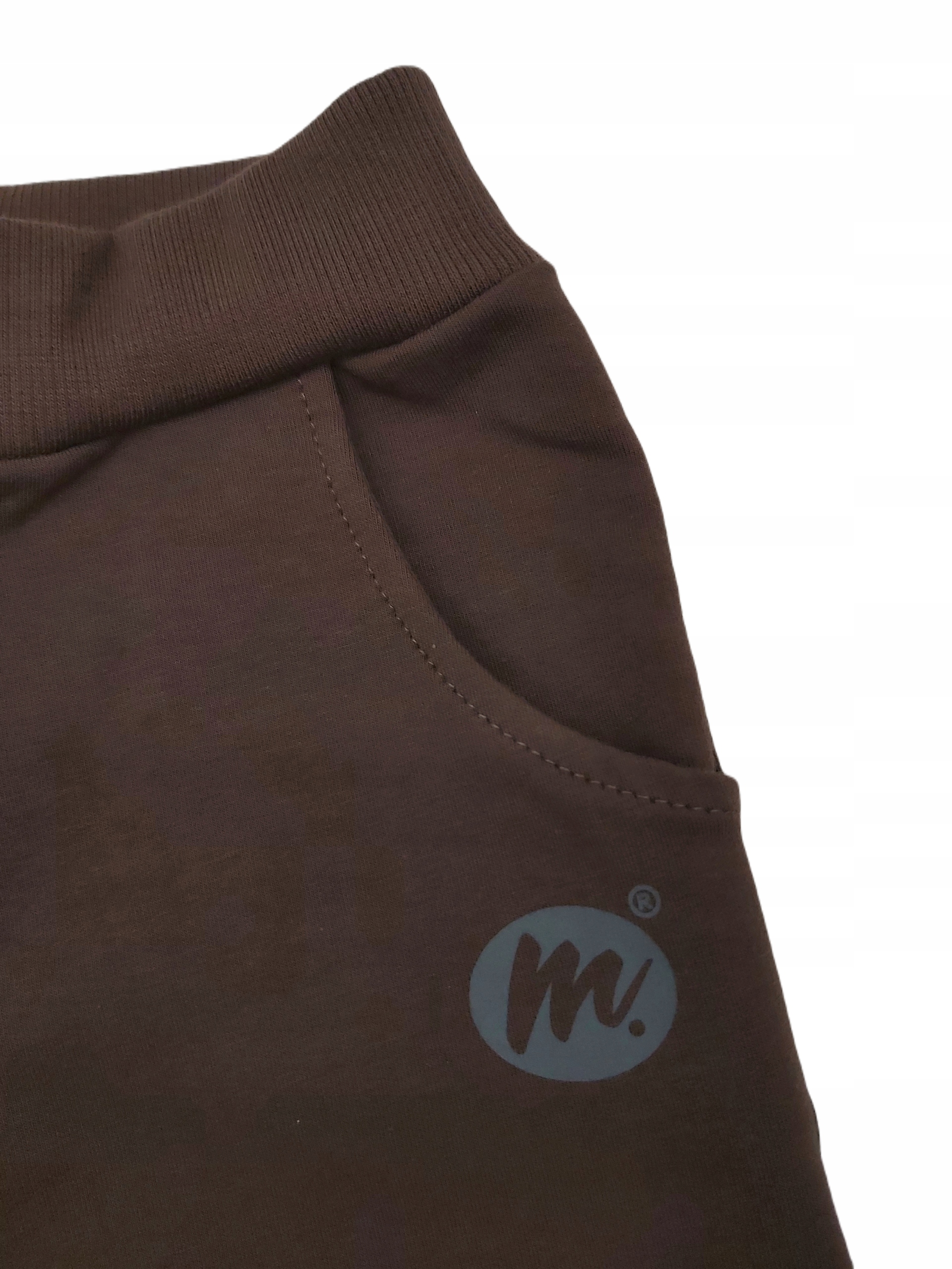 SPODNIE DRESOWE BRĄZOWE 110 DRESY CHŁOPIEC MROFI BAWEŁNA SZCZUPŁE JAKOŚĆ Kolor brązowy