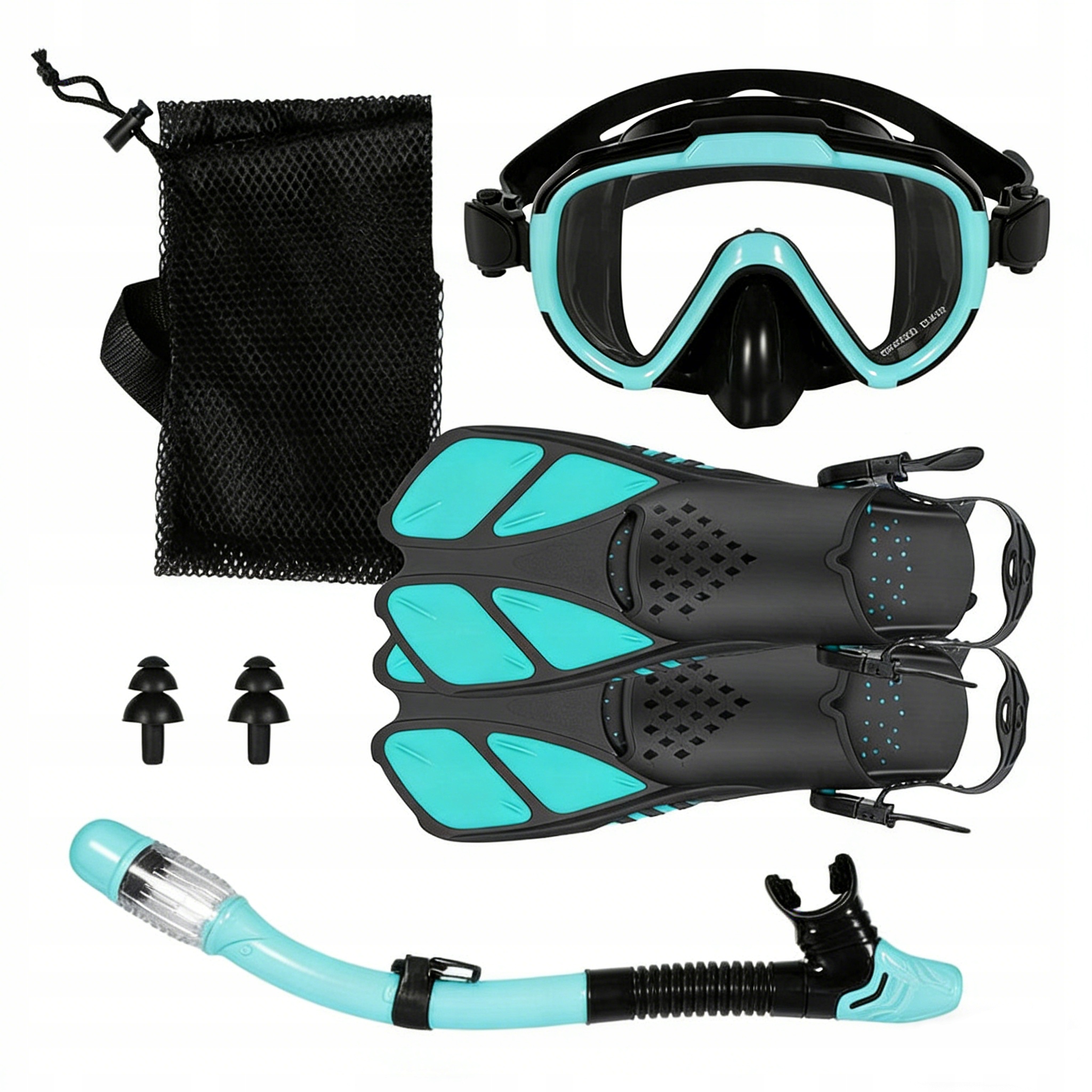 Potápěčské Brýle A Dýmka Na Potápění Brýle A Šnorchl Na Šnorchlování ploutve S/m