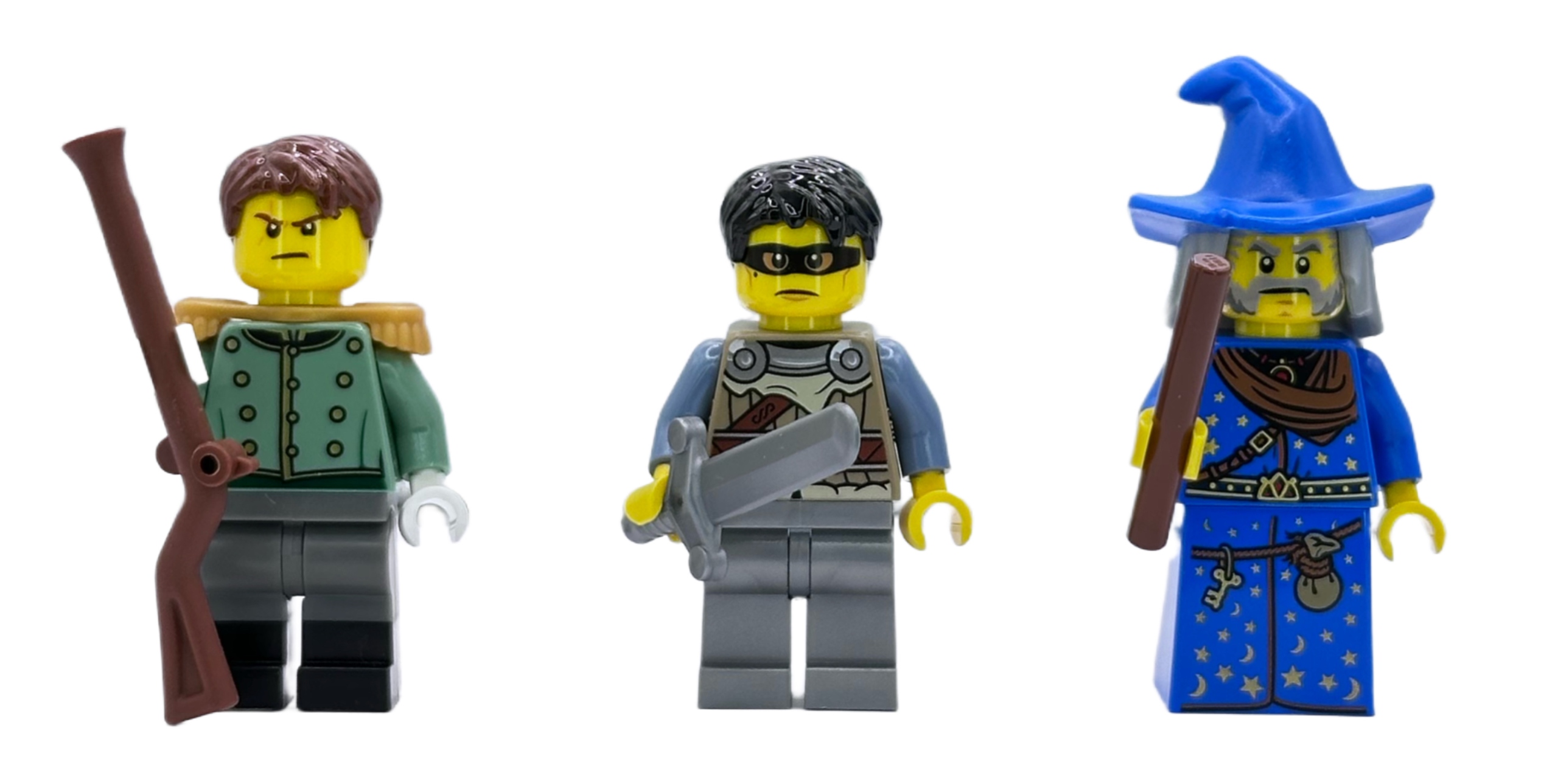 Lego Balíček 3 figurek Castle Pirates Voják Eldorado Čaroděj Viking