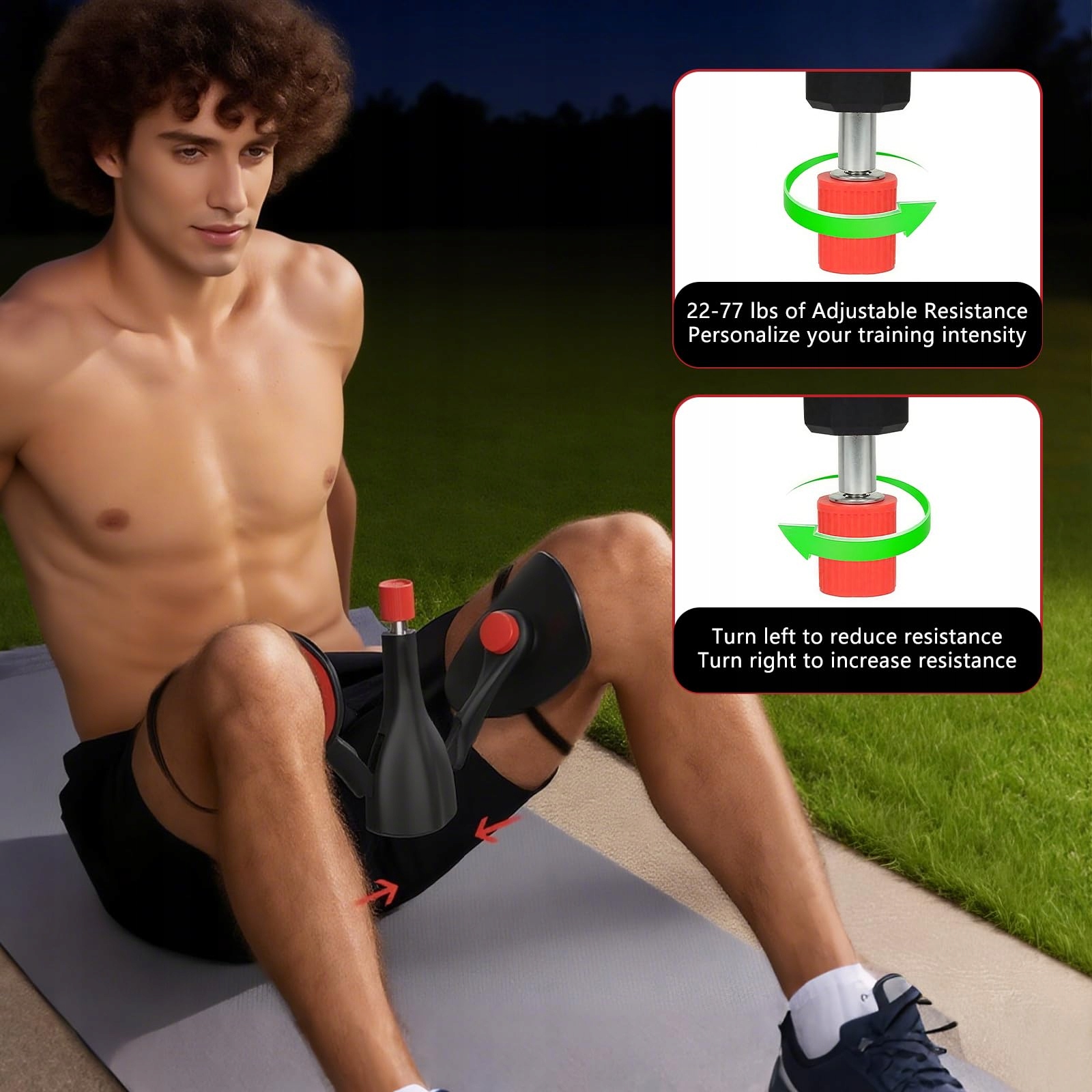 OBERSCHENKELTRAINER Trener Do Ćwiczeń Nóg I Miednicy Dla Mężczyzn I Kobiet — miniatura 6