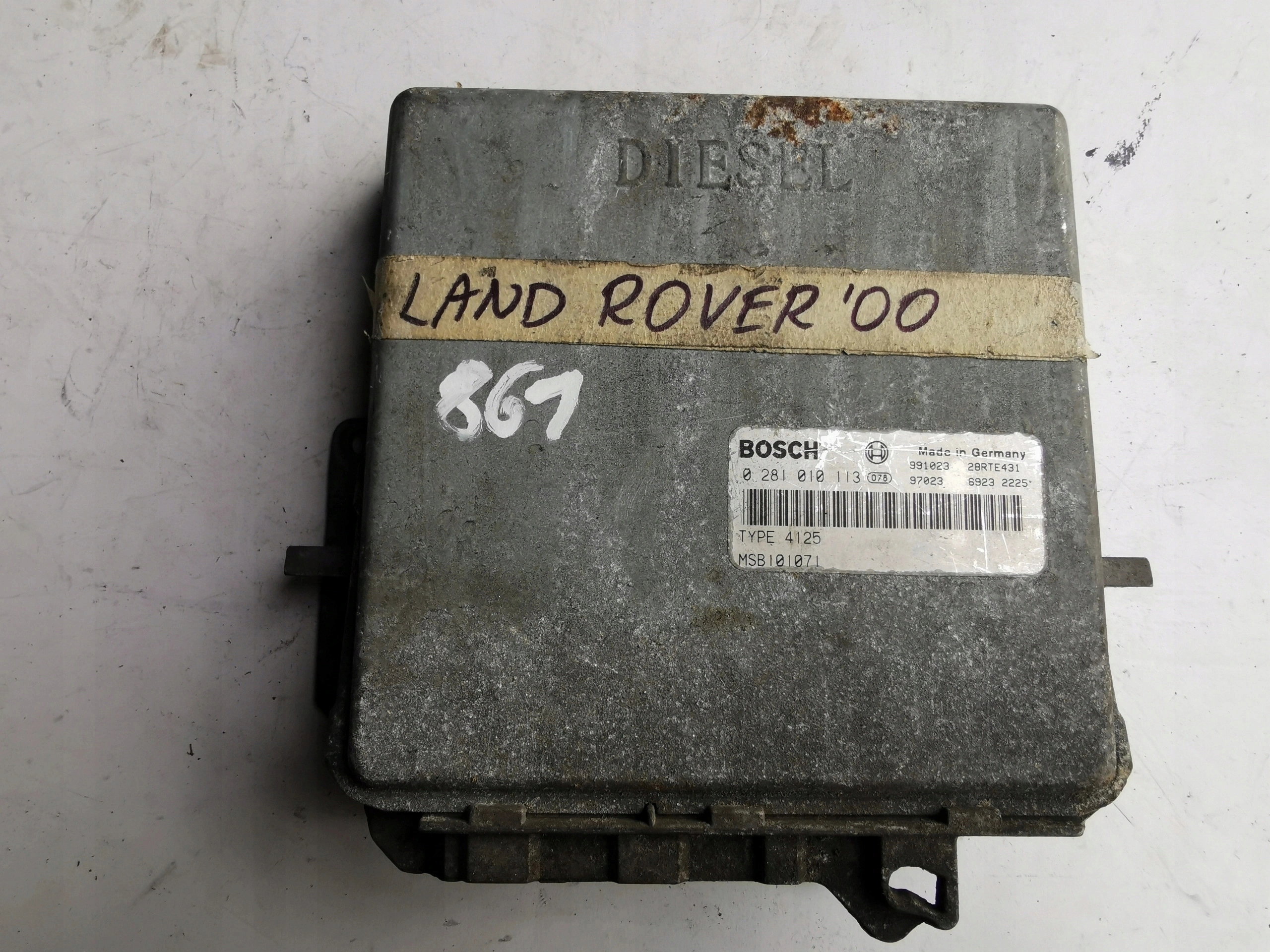 LAND ROVER FREELANDER 2.0D 0281010113 computer ECU